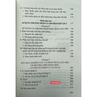 Sách-Phương Pháp Phân Tích Luật Viết (Xuất bản lần thứ năm,có sửa chữa,bổ sung)