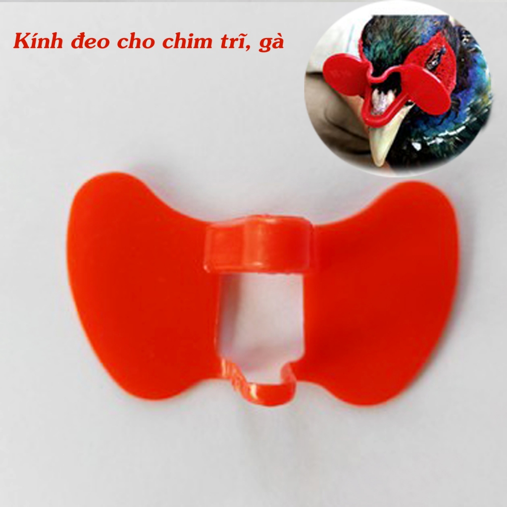 Combo 50 - 100-200 Kính đeo cho gà chim trĩ loại 1 xịn, tái sử dụng nhiều lần