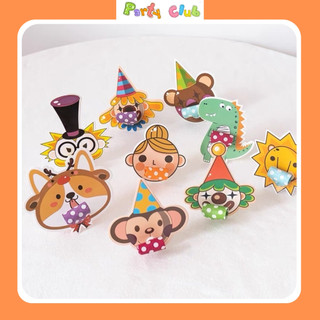 Kèn giấy kèm sticker thổi trong buổi tiệc
