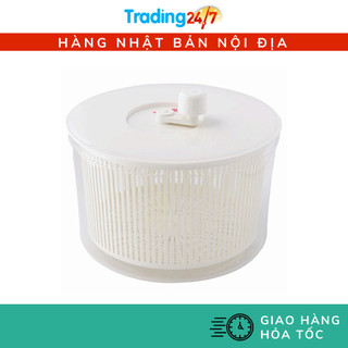 [Hỏa tốc HCM] Rổ quay rau sống tiện lợi cỡ lớn 6L - Nội địa Nhật Bản