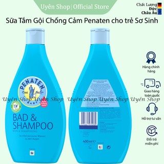 Sữa Tắm Gội Chống Cảm Penaten cho Bé Sơ Sinh HÀNG ĐỨC Mẫu Mới Không Vòi 400ml, Thơm Dịu Nhẹ