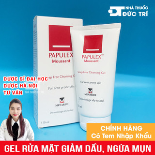 Sữa rửa mặt ngăn dầu giảm mụn PAPULEX MOUSSANT GEL 150ml