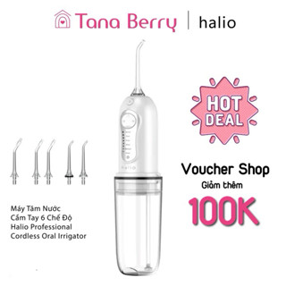 Máy tăm nước Halio Professional Cordless Oral Irrigator [Tối ưu cho Răng Niềng] - Hàng chính hãng