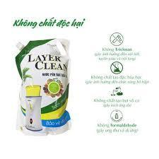 Nước rửa chén hữu cơ LayerClean - túi 2L tiết kiệm