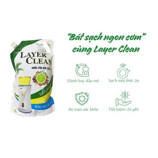 Nước rửa chén hữu cơ LayerClean - túi 2L tiết kiệm