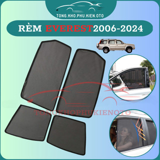 Rèm che nắng xe Ford Everest 2006-2024 - Bộ 4 tấm 4 cửa chắn nắng vừa khít form xe, nam châm hút mạnh
