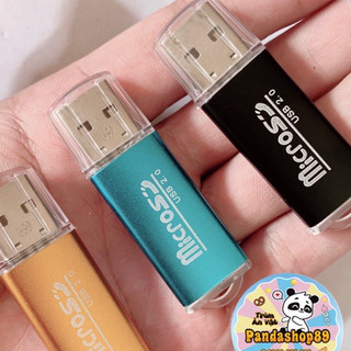 Đầu đọc thẻ nhớ usb 2.0 hợp kim nhôm chuẩn xịn