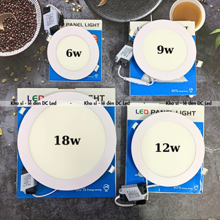  Đèn led âm trần siêu mỏng 6w - 9w - 12w - 18w. Ánh sáng trắng - vàng. Bảo Hành 12 Tháng => 