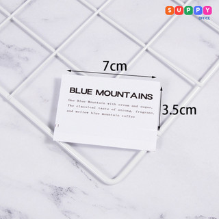 Nhãn dán Sticker Blue Mountain Decor Trang Trí Hình Dán Phong Cách Basic Suppy