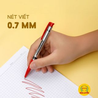 Bút bi flexoffice fo-024, bút bi viết êm trơn, mực đều ra liên tục