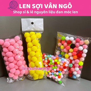  Cục bông trang trí   Pompom   26081  