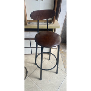 [HỎA TỐC 1 GIỜ] ghế quầy bar có đệm tựa lưng - cao 75cm