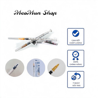 Bơm tiêm MPV 1ml 25G 26G 13mm xilanh 1cc tiết kiệm tinh chất tiêm prp lắp đầu kim meso