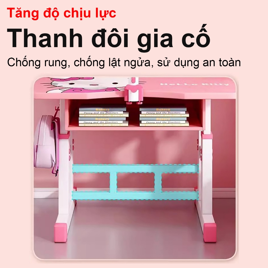 HEINO Bộ Bàn Học Thông Minh Cao Cấp Cho Bé Từ 3Tuổi Tới 16 Tuổi Chống Gù Chống Cận Có Nâng Hạ Độ Cao | BigBuy360 - bigbuy360.vn