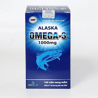 Dầu cá Omega 3 Alaska Meracine tăng cường thị lực L100V