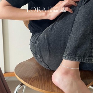 [BH Trọn Đời] Lắc Chân Bạc S925 Lora Bling Lắc Chân Sáng Lấp Lánh May Mắn