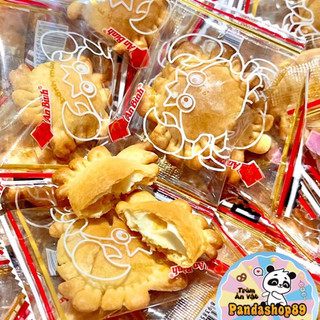 Bánh cua nhân kem, bánh quy cua bơ kem sữa