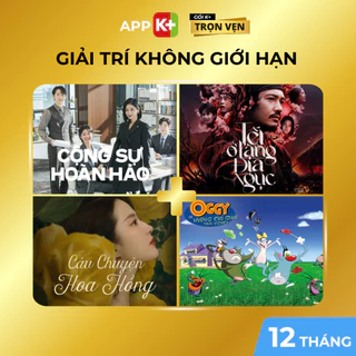 App K+ Gói Trọn Vẹn - Thời hạn 12 tháng - Xem NHA, Golf, Tennis, UFC, F1 & giải trí đỉnh cao