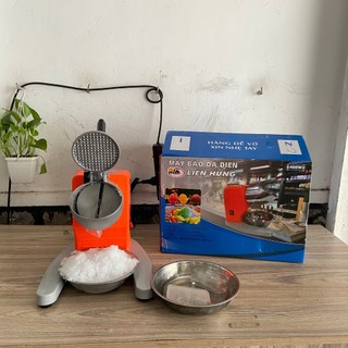Máy bào đá làm siro đá bào 2 lưỡi 400W hàng Liên Hưng