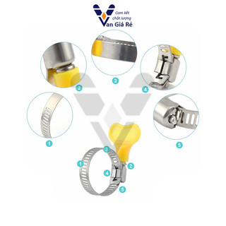 Cổ dê tay vặn cánh bướm 10mm ~ 80mm