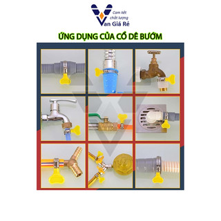 Cổ dê tay vặn cánh bướm 10mm ~ 80mm