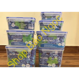 Hộp thực phẩm 4 khóa Duy Tân dùng được trong lò vi sóng 500/800/1.000/1500/1.800/2.400/2.800/3.600/4.000/5.500 ml