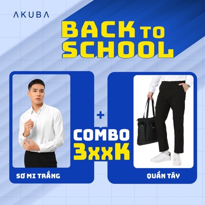 COMBO Áo Sơ Mi Và Quần Tây Nam AKUBA Thiết Kế Sang Trọng Chất Liệu Cao Cấp Phong Cách Lịch Lãm | C01