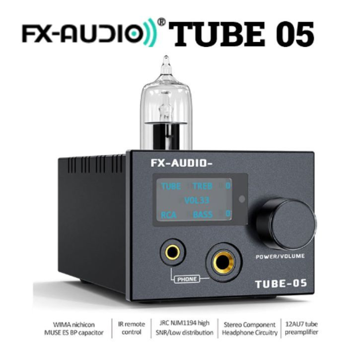 [Ảnh thật] [Giá hủy diệt] [Chính hãng] FX-AUDIO TUBE-05 12AU7/ECC82
