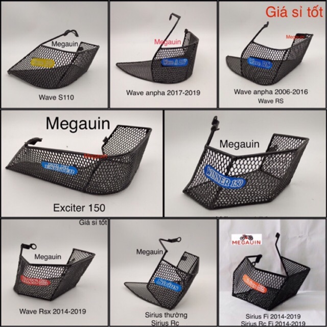 Rổ hông các loại xe ex150 ,ex135 , sirius, wave, winner , blade