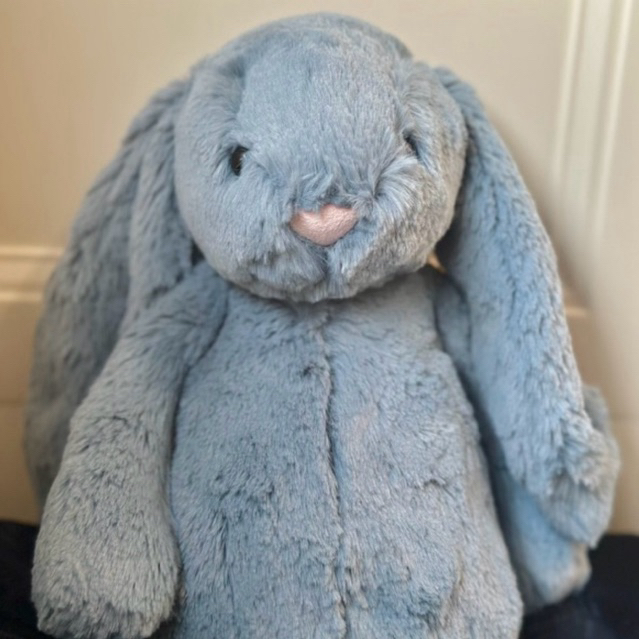 [CHÍNH HÃNG-RETIRED] Thỏ JELLYCAT BASHFUL DUSKY BLUE szM