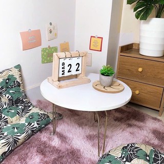 Bàn gấp gọn ⭐FREESHIP⭐ Bàn trà ngồi bệt gỗ MDF dùng decor phòng ngủ, phòng khách xinh xắn