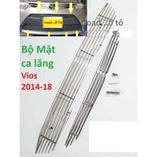 Ốp mặt calang xe toyota vios 2014-2018, ốp mặt calang vios