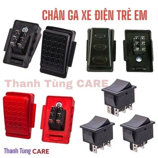 Bàn đạp chân ga ô tô, xe máy điện trẻ em 6V & 12V