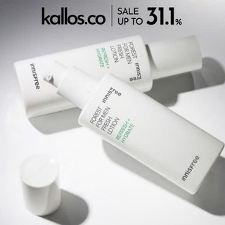 Bộ Dưỡng Da Nam Innisfree Forest For Men Fresh Shaving Cleansing Foam, Skin, Lotion, Cream, Skincare Set - Kallos Vienam