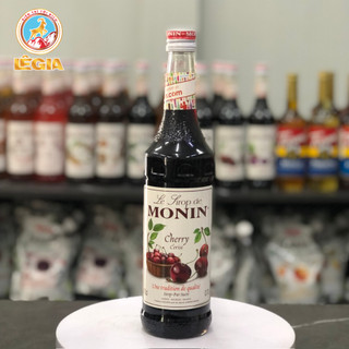 SIRO MONIN ANH ĐÀO 700ML DATE THÁNG 10/2024 - CHERRY MONIN SYRUP