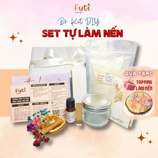Set Tự Làm Nến Thơm Tại Nhà Handmade, Bộ Kit DIY Tự Làm Nến Thơm Đủ Thành Phần