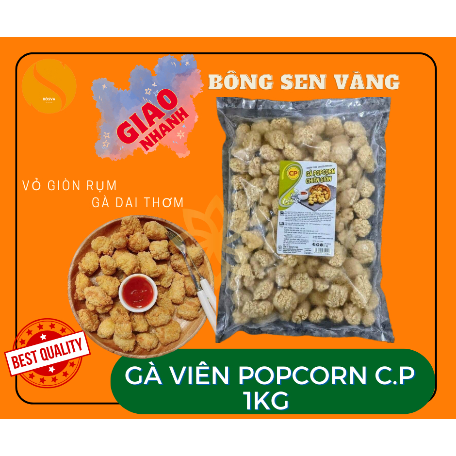 [𝐁𝐎𝐍𝐆𝐒𝐄𝐍𝐕𝐀𝐍𝐆 - 𝐆𝐈𝐀́ 𝐒𝐈̉] Gà viên popcorn/karagee/ tatsutaage/ nugget vòng/ da gà/ gà xiên que