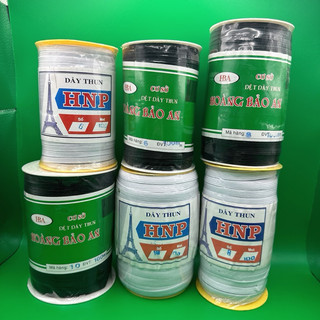 5-10 mét thun luồn quần áo 0.3f-1f trắng/đen