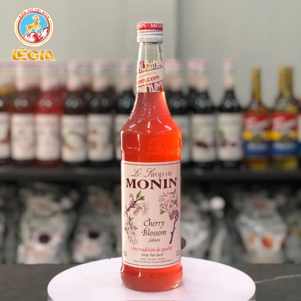 SIRO MONIN HOA ANH ĐÀO 700ML - CHERRY BLOSSOM MONIN SYRUP