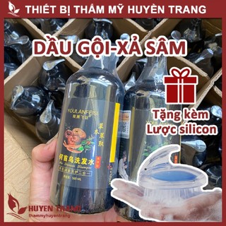 Cặp dầu gội sâm, thảo dược, sạch gàu, siêu mượt, ngăn rụng tóc