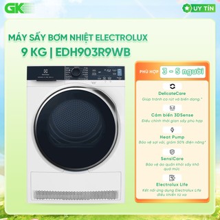 Edh903r9wb - máy sấy bơm nhiệt electrolux 9 kg edh903r9wb - bảo hành chính hãng - giao toàn quốc