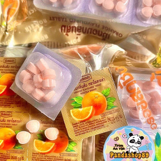 Kẹo C cam Thái Lan, kẹo vitamin C hình trái tim