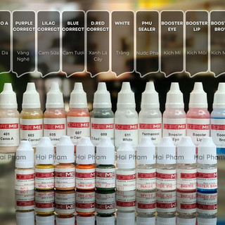 [Chính Hãng] Kích Màu Môi Doreme, Booster lip, Booster bow, Mực Xử Lý Chân Mày Trổ Xanh Trổ Đỏ, Mực Mí exy 903