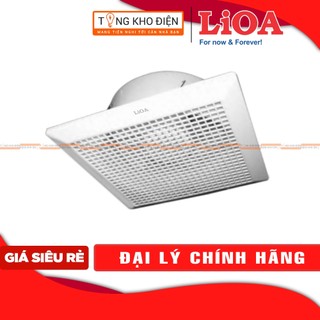 Quạt thông gió gắn trần lỗ khoét 25x25cm, chạy vòng bi siêu bền evf20cut1 lioa