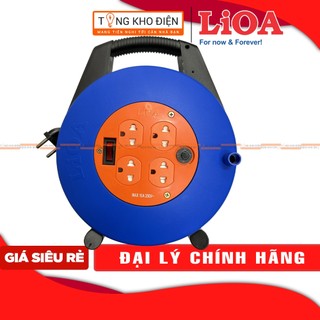 Ổ cắm xách tay 4 ổ lioa - dây 10m 10a | ổ cắm di động | ổ cắm kéo dài