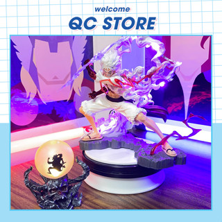   Mẫu mới 2025  Mô hình Luffy Gear 5 One Piece to giá rẻ cao 28cm Full box có đảo LED QC Store 