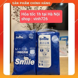 Tã bỉm quần người lớn  SMILE , Bộ 10 gói ( M 80/L70 Miếng từ 40_75kg) siêu thấm hút kháng khuẩn