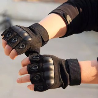 Găng Tay Chiến Thuật, Găng Tay Xe Máy Cụt Ngón Kiểu Dáng Tactical
