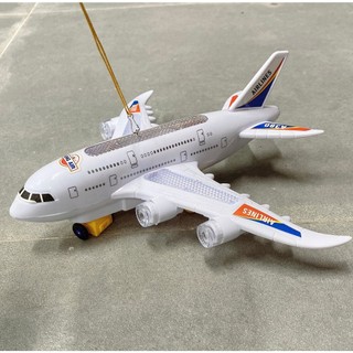 Đồ chơi máy bay trực thăng, máy bay Airbus chạy pin có đèn và nhạc