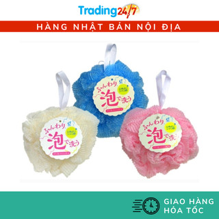 [Hỏa tốc HCM] Bông tắm tạo bọt cao cấp Okazaki mềm mịn nội địa Nhật Bản
